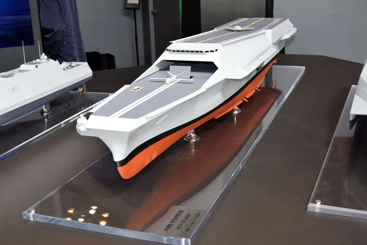 رونمایی از کشتی جنگی بدون سرنشین HCX-23 Plus در نمایشگاه MADEX 2025